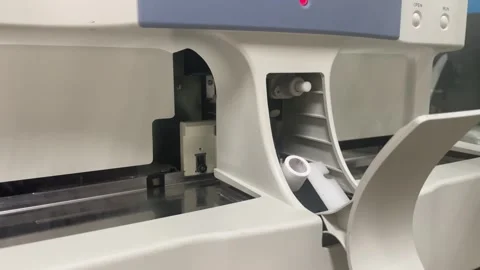 Automatic testing in laboratory. Stock Footage 282583015