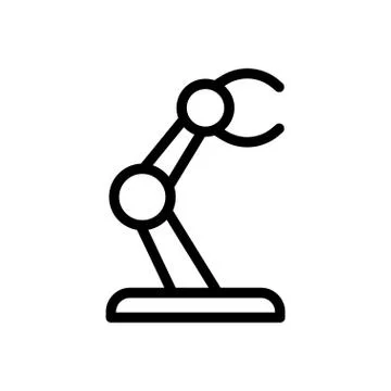 Automatic thin line icon Stock Illustration