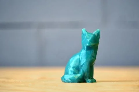 Automatic three dimensional 3d printer performs plastic. Stock Photos