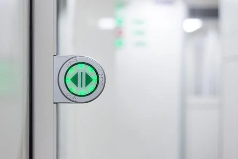 Automatic train door Stock Photos