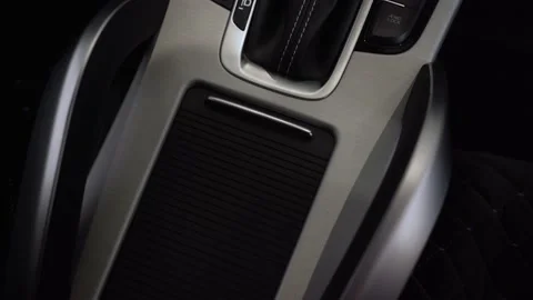 Automatic transmission, automatic gear shift a modern car. Video stock 162840531