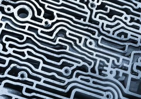 Automatic transmission of the car Stock Photos