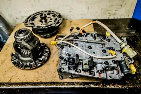 Automatic transmission components Stock Photos