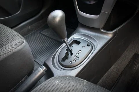 Automatic transmission gear shift. Stock Photos
