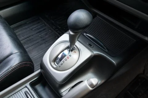Automatic transmission gear shift. Stock Photos