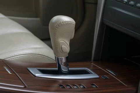 Automatic transmission gear shift. Foto stock