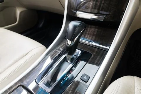 Automatic transmission gear shift. Stock Photos