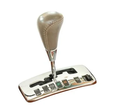 Automatic transmission lever Stock Photos