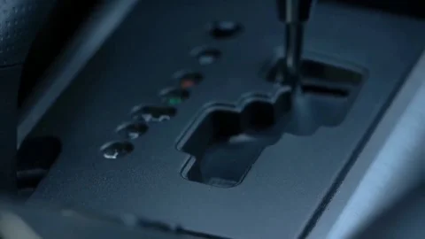 Automatic transmission selector Stock Footage 69159918
