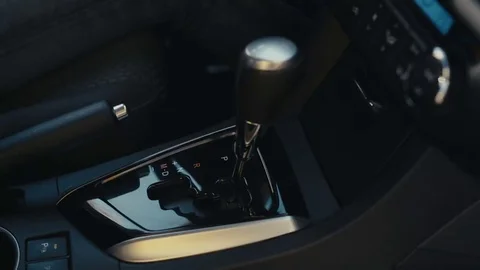 Automatic transmission shifting from P Parking to R Reverse Video stock 69213455