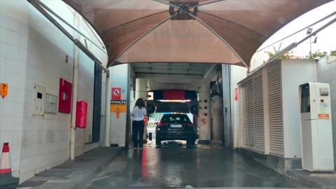 Automatic Car Wash Machine Stock Video Footage | Royalty Free Automatic