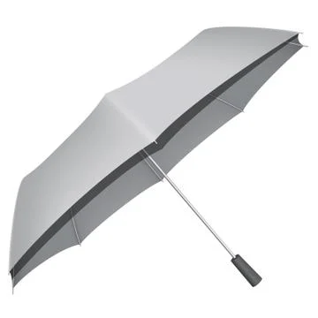 Automatic umbrella mockup, realistic style 스톡 일러스트