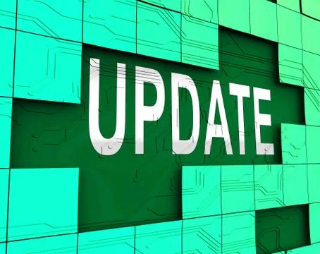 Automatic Update Or Upgrade Process 3d Illustration Stockillustratie