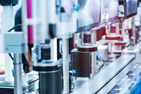 Automatic vision sensor camera system Stock Photos