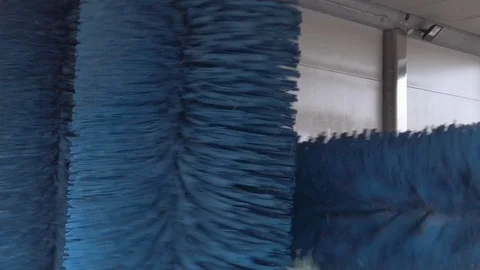 Automatic WASH CAR Stock Footage 103601432