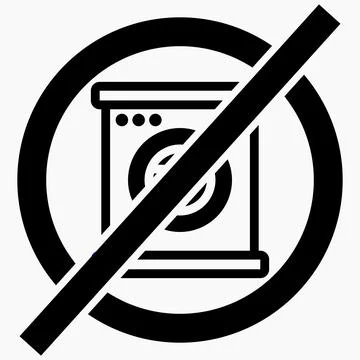 Automatic wash stop icon. Stock Illustration