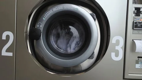Automatic washing machine auto Laundry service Stock Footage 101707605
