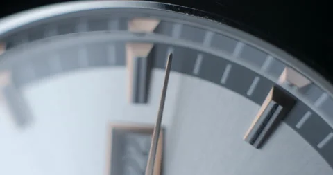 Automatic watch macro studio slowmotion Video stock 137925346