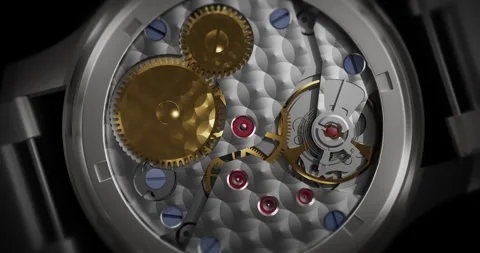 Automatic Watch Movement in Beautiful 3D... | Stock Video | Pond5