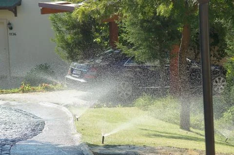 Automatic watering Stock Photos