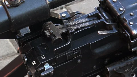 Automatic weapons. Army of Russia. Video stock 121237162