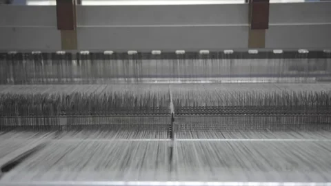 Automatic weaving machine Stock Footage 248798626
