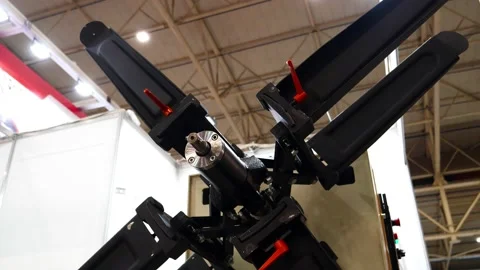 Automatic winding machine for electric cables Stock Footage 147869468