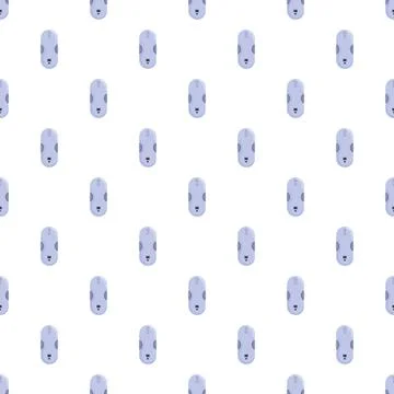 Automatic window cleaning robot seamless pattern background Illustrazione stock