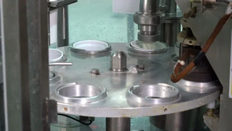 Automatic Yogurt Production Line Processing Equipment Video stock 120513750