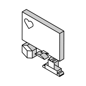 Automatically analyzing ugc isometric icon vector illustration Stock Illustration