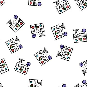Automatically analyzing ugc vector seamless pattern Stock Illustration