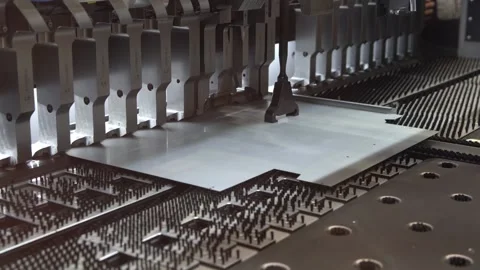 Automatically bending machine Vídeos de archivo 90748829