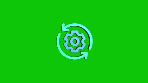 Automation 3D rendering rotating gear mechanism wheel for teamwork success .. 库存影片 313463540