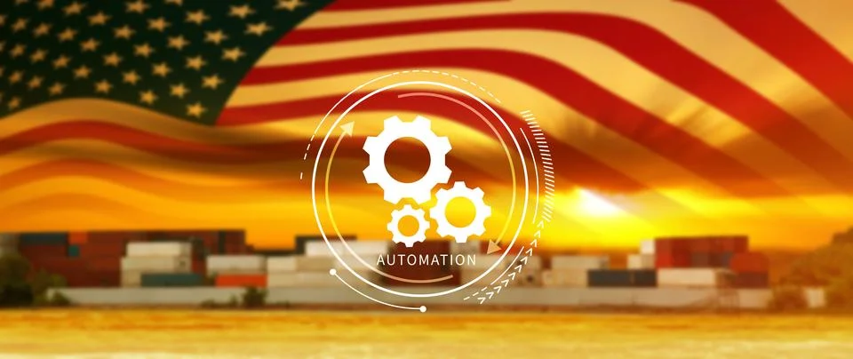 Automation and IOT Software Technology Process System Business concept. Imp.. Stock Photos