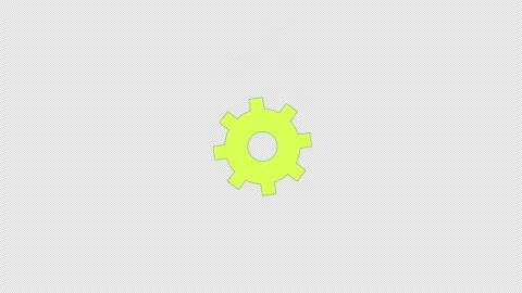 Automation and technology integration 2D cartoon object animation Stock Footage 324027676