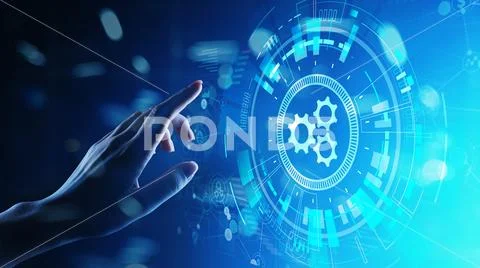 Automation, Business and industrial process workflow optimisation, software Stock Photos