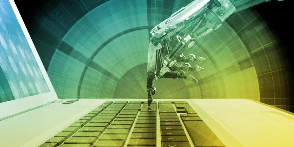 Automation Concept Illustrazione stock