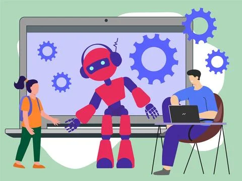 Automation Concept Illustration Stock Illustration