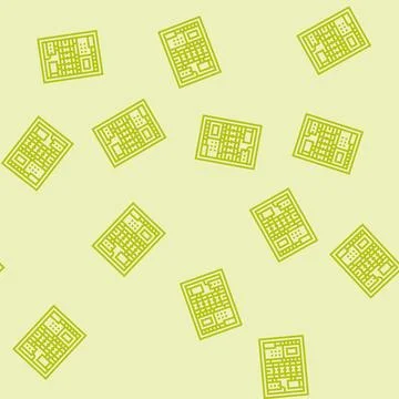Automation control panel industry line seamless pattern イラスト素材