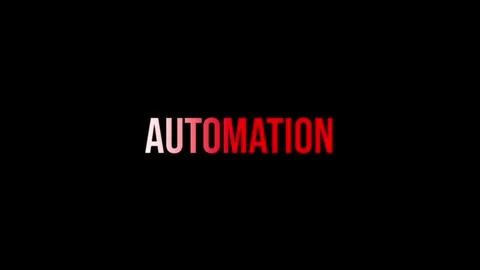 AUTOMATION 動画素材 344780229