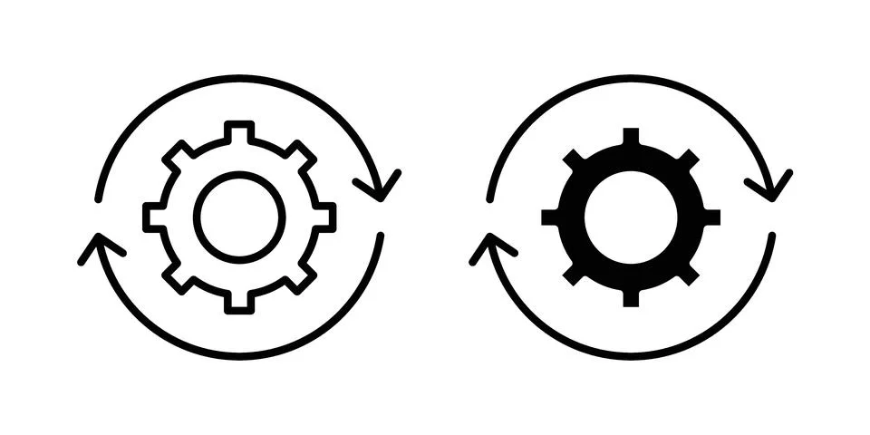 Automation icon vector design. EPS10 Stock Illustration
