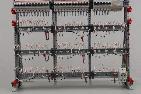 Automation for lighting control, dimming, leak localization, control. Stock Photos