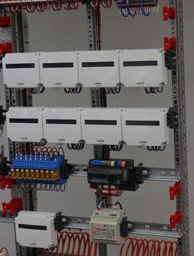 Automation for lighting control, dimming, leak localization, control. Stock Photos