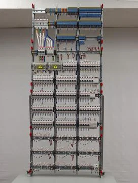 Automation for lighting control, dimming, leak localization, control. Stock Photos