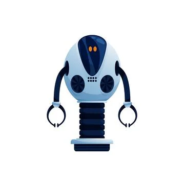 Automation machine loader isolate robot with grabs Stock Illustration