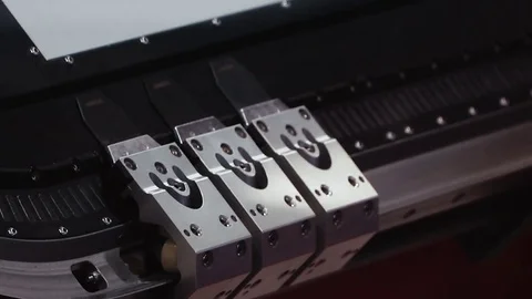 Automation Machine for Mass Assembly Stock Footage 80466395