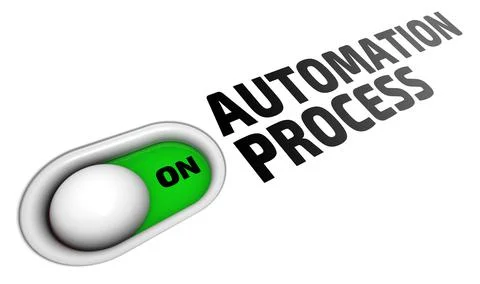 Automation process is enabled Ilustração Stock