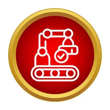 Automation robot moving people for human resource management Stock Illustration