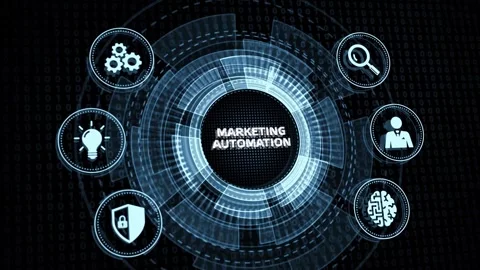 Automation Software concept as an innovation.  Business, Technology, Internet 스톡 동영상 142932393