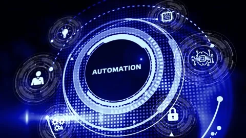 Automation Software concept as an innovation.  Business, Technology, Internet Stock-Footage 155296124